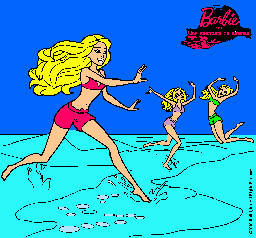 Barbie de regreso a la playa