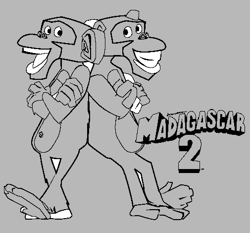 Madagascar 2 Manson y Phil 2