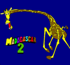 Dibujo Madagascar 2 Melman 2 pintado por chity 