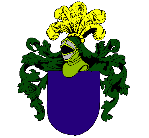 Escudo de armas y casco