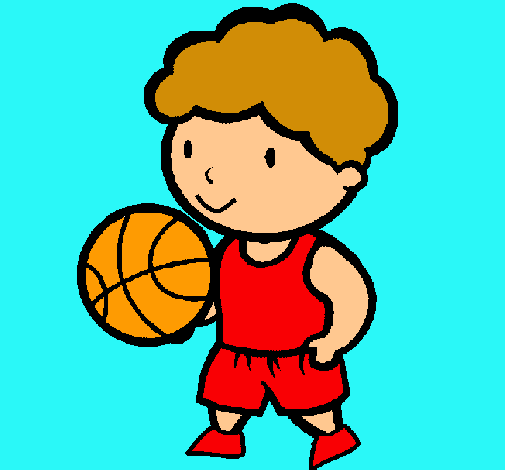 Dibujo Jugador de básquet pintado por meshee