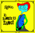 Dibujo Rango pintado por rango