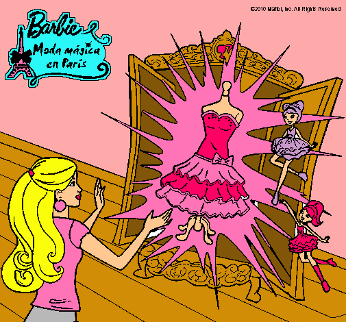 El vestido mágico de Barbie