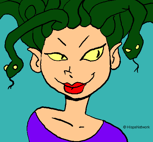 Mujer medusa