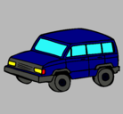 Dibujo Coche 4x4 pintado por yordi