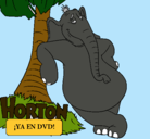 Dibujo Horton pintado por zavala