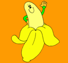 Dibujo Banana pintado por mikjy