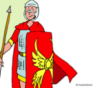 Dibujo Soldado romano II pintado por devon