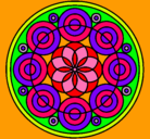 Dibujo Mandala 35 pintado por Lunitta