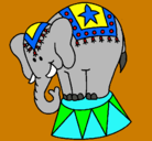 Dibujo Elefante actuando pintado por mely_teamo