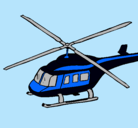 Dibujo Helicóptero  pintado por elicoptero