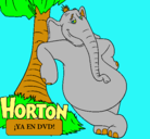 Dibujo Horton pintado por MERLO