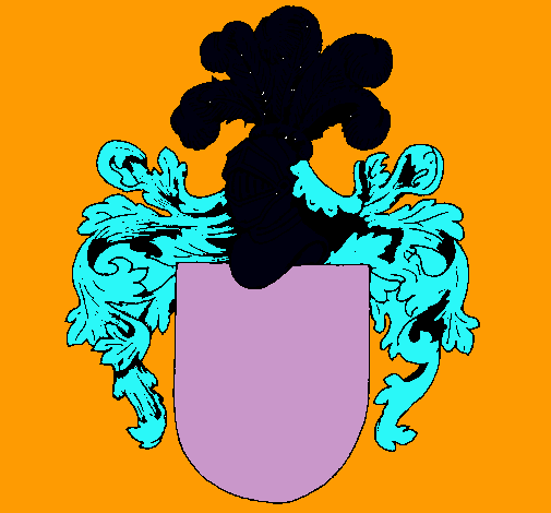 Escudo de armas y casco