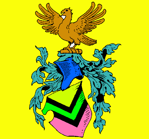 Escudo de armas y aguila 