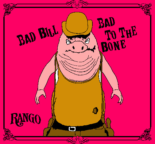 Dibujo Bad Bill pintado por anace