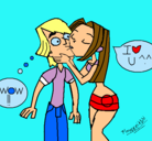 Dibujo Beso pintado por se_just