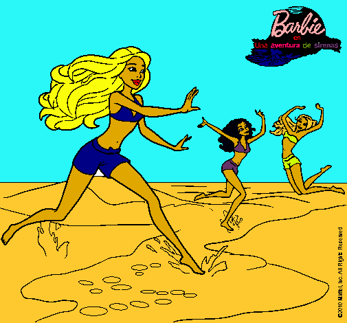 Barbie de regreso a la playa