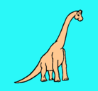Dibujo Braquiosaurio pintado por fernandoe