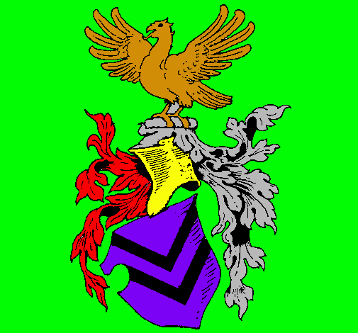 Escudo de armas y aguila 