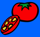 Dibujo Tomate pintado por ISABELLAB
