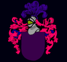 Dibujo Escudo de armas y casco pintado por kathia