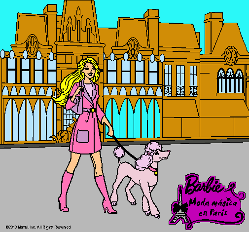 Barbie y su perrita