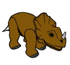 Dibujo Triceratops II pintado por vuil son
