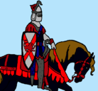 Dibujo Caballero a caballo pintado por lorelay