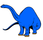 Dibujo Braquiosaurio II pintado por lomiko