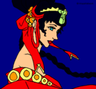 Dibujo Princesa china pintado por Aitanafranco