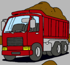 Dibujo Camión de carga pintado por camion