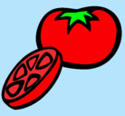 Dibujo Tomate pintado por k978