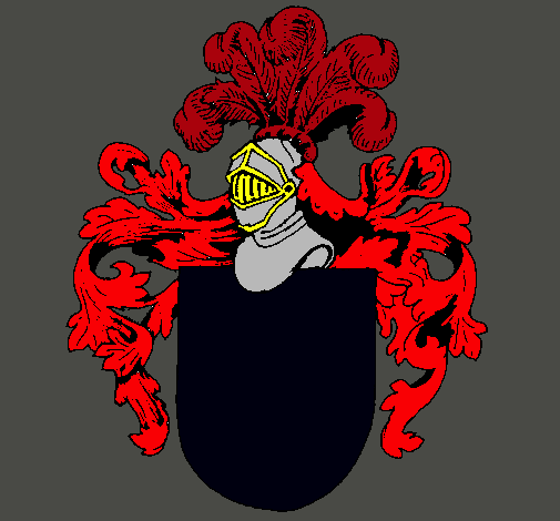 Escudo de armas y casco