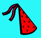 Dibujo Sombrero de cumpleaños pintado por francina