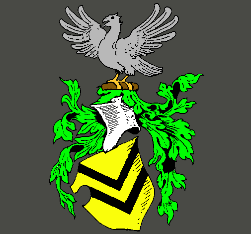 Escudo de armas y aguila 