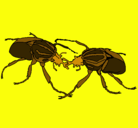 Dibujo Escarabajos pintado por Pantaraya