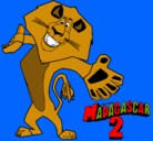 Dibujo Madagascar 2 Alex 2 pintado por samuel21536