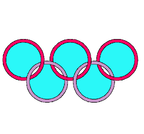 Dibujo Anillas de los juegos olimpícos pintado por RubenR