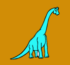 Dibujo Braquiosaurio pintado por osamn