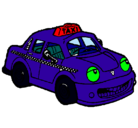 Dibujo Herbie Taxista pintado por KYRIOS 