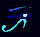 Dibujo Ojo Horus pintado por 45826