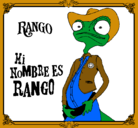 Dibujo Rango pintado por nuca