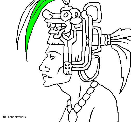 Dibujo Jefe de la tribu pintado por dorianna 