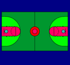 Dibujo Cancha pintado por ELOY