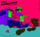 Dibujo Imaginext 10 pintado por hyduthyiduyt