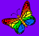 Dibujo Mariposa 4 pintado por shakira