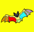 Dibujo Murciélago volando pintado por IBAI