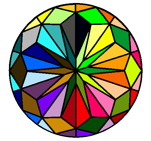 Dibujo de Mandala 42 pintado por Mosaico en  el día 11-03-11 a  las 00:52:02. Imprime, pinta o colorea tus propios dibujos!