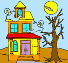 Dibujo Casa fantansma pintado por rodri07