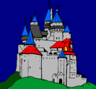 Dibujo Castillo medieval pintado por alexis_ALA